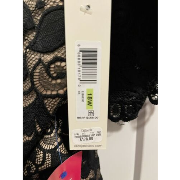 Eliza J Women's Lace Flounce Hem Dress - Picture 3 of 8